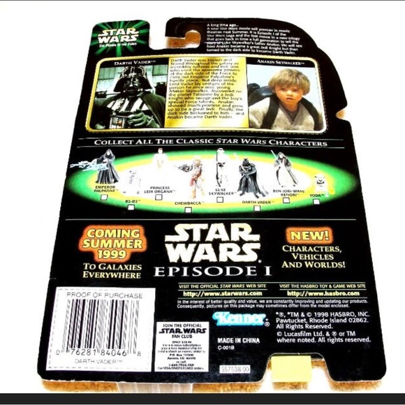 Vintage Kenner Star Wars POTF Darth Vader Collectible Figure - Picture 4 of 4